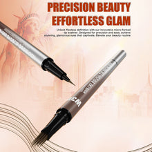 Load image into Gallery viewer, Dual Ended Eyebrow Pencil Square Angled Brush Multifunctional 3D Brow Dye Cream Anti-smudge Waterproof Eyebrow Tint Pen
