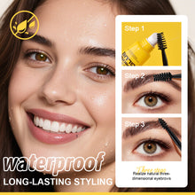 Load image into Gallery viewer, Brows Styling Spiking Glue Waterproof Long Lasting Makeup Colourless Instantly Dry Eyebrow Brows Styling Spiking Glue with Brush
