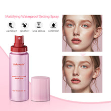 Load image into Gallery viewer, Mattifying Waterproof Setting Spray Glossy Matte Base Makeup Control Oil Non-Sticky Make-up Fixer Setting Spray Cosmetic
