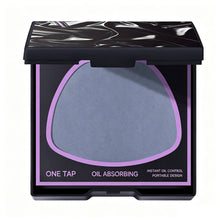 Load image into Gallery viewer, 150Pcs Facial Oil-Blotting Paper with Mirror &amp; Puff for Makeup Setting Portable Oil-Control Oil-absorbing Wood Pulp Paper
