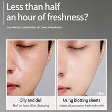 Load image into Gallery viewer, 100 Sheets Face Oil Absorbing Paper Summer Oil Control Wipes For Men Absorbing Sheet Oily Paper Face Cleansing Face Oil Blotting
