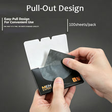 Load image into Gallery viewer, 100 Sheets Face Oil Absorbing Paper Summer Oil Control Wipes For Men Absorbing Sheet Oily Paper Face Cleansing Face Oil Blotting
