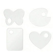 Load image into Gallery viewer, Acrylic Foundation Mixing Palette Makeup Color Mixing Tray for Liquid Foundation Lipstick Concealer Nail Art Polish Blending Board Easy-Clean Cosmetic Palette
