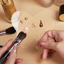 Load image into Gallery viewer, Acrylic Foundation Mixing Palette Makeup Color Mixing Tray for Liquid Foundation Lipstick Concealer Nail Art Polish Blending Board Easy-Clean Cosmetic Palette
