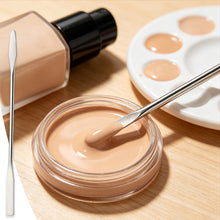 Load image into Gallery viewer, Stainless Steel Foundation Mixing Stick Double-Ended Makeup Color Blending Tool for Liquid Foundation &amp; Concealer Nail Art Pigment Stirring Rod Cosmetic Spatula for Home &amp; Salon
