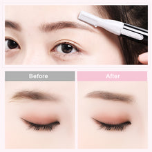 Load image into Gallery viewer, Electric Eyebrow Trimmer Stainless Steel Head Multifunctional Eyebrow Shaver for Multiple Brow Shapes Facial Hair Remover
