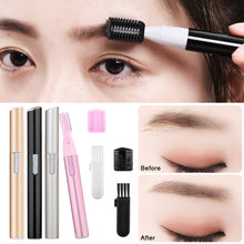 Load image into Gallery viewer, Electric Eyebrow Trimmer Stainless Steel Head Multifunctional Eyebrow Shaver for Multiple Brow Shapes Facial Hair Remover

