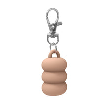 Load image into Gallery viewer, Donut Silicone Keychain Cap Portable Durable Holder Keychain Compatible For Lipgloss Storage And Balm Cap
