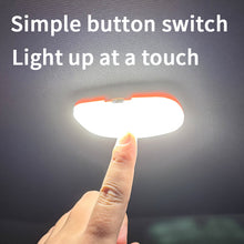 Load image into Gallery viewer, Car LED Touch Control Wireless Interior Light Ceiling Dome Lamp for Trunk Cabin Rechargeable Auto Reading Light Energy Efficient Light

