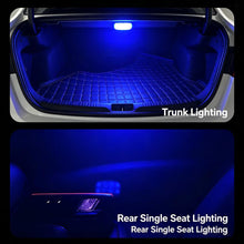 Load image into Gallery viewer, Car LED Touch Control Wireless Interior Light Ceiling Dome Lamp for Trunk Cabin Rechargeable Auto Reading Light Energy Efficient Light
