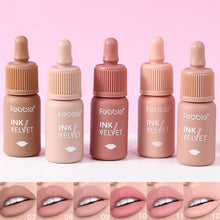Load image into Gallery viewer, 6 Colors of Long-Lasting Velvet Nude Liquid Lipstick with Matte Texture Waterproof Non-Stick Cup Professional Lip Makeup Products
