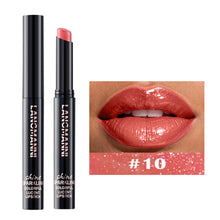 Load image into Gallery viewer, 10 Colors Pearl Lipstick Shimmer Metallic Finish, Slanted Tip Twist-Up Lip Crayon Long Lasting Moisturizing Lip Makeup
