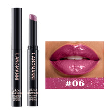 Load image into Gallery viewer, 10 Colors Pearl Lipstick Shimmer Metallic Finish, Slanted Tip Twist-Up Lip Crayon Long Lasting Moisturizing Lip Makeup
