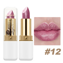Load image into Gallery viewer, Pearl Glitter Lipstick Waterproof Long-Lasting Pearlescent Highly Pigmented Lip Tint Sparkling Lip Gloss
