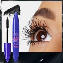 Load image into Gallery viewer, 4D Waterproof Fiber Mascara Long Lengthening &amp; Volumizing Curl Liquid Black Lash Builder Smudge Proof For Natural Wispy Lashes
