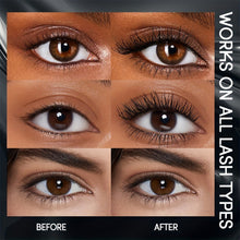 Load image into Gallery viewer, 4D Waterproof Fiber Mascara Long Lengthening &amp; Volumizing Curl Liquid Black Lash Builder Smudge Proof For Natural Wispy Lashes
