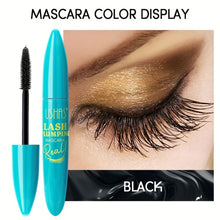 Load image into Gallery viewer, 4D Waterproof Fiber Mascara Long Lengthening &amp; Volumizing Curl Liquid Black Lash Builder Smudge Proof For Natural Wispy Lashes
