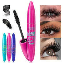 Load image into Gallery viewer, 4D Waterproof Fiber Mascara Long Lengthening &amp; Volumizing Curl Liquid Black Lash Builder Smudge Proof For Natural Wispy Lashes
