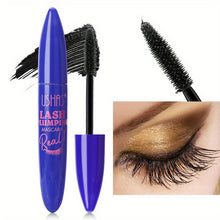 Load image into Gallery viewer, 4D Waterproof Fiber Mascara Long Lengthening &amp; Volumizing Curl Liquid Black Lash Builder Smudge Proof For Natural Wispy Lashes

