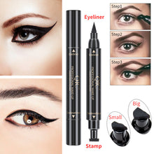 Load image into Gallery viewer, Black Wings Stamp Liquid Eyeliner Easy Cat Eye Template Makeup Tool Wing Long Lasting Waterproof Anti-sweat Eyeliner Stamp
