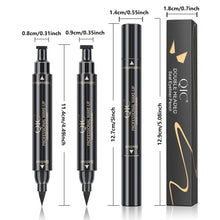 Load image into Gallery viewer, Black Wings Stamp Liquid Eyeliner Easy Cat Eye Template Makeup Tool Wing Long Lasting Waterproof Anti-sweat Eyeliner Stamp
