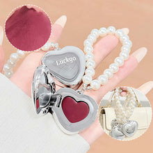 Load image into Gallery viewer, Mini Heart Shape Water Matte Mist Lip Glaze Creative Heart Pearl Pendant Lipstick Hydrating Moisturizing Long Lasting Lip Cosmetic
