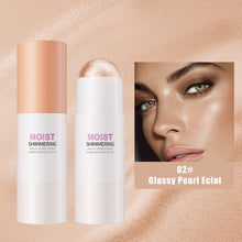 Load image into Gallery viewer, Natural Brightening Highlighter Stick Face Contour Highlight Makeup Water-Resistant Pearlescent Cheek Decoration Cosmetic
