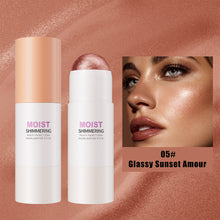 Load image into Gallery viewer, Natural Brightening Highlighter Stick Face Contour Highlight Makeup Water-Resistant Pearlescent Cheek Decoration Cosmetic
