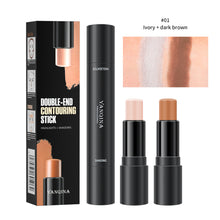 Load image into Gallery viewer, 2-in-1 Dual-ended Contour &amp; Highlight Stick Multifunctional Facial Contour Stick Nose Shadow Long Lasting Waterproof Cosmetic
