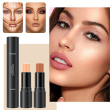 Load image into Gallery viewer, 2-in-1 Dual-ended Contour &amp; Highlight Stick Multifunctional Facial Contour Stick Nose Shadow Long Lasting Waterproof Cosmetic
