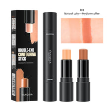 Load image into Gallery viewer, 2-in-1 Dual-ended Contour &amp; Highlight Stick Multifunctional Facial Contour Stick Nose Shadow Long Lasting Waterproof Cosmetic
