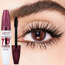 Load image into Gallery viewer, 7D Fiber Mascara Waterproof Long Lengthening Volumizing Curling Black Liquid Lash Builder False Lash Extension Effect
