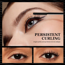 Load image into Gallery viewer, Waterproof Mascara Long Lengthening Curling Volume Sweat Proof Smudge Proof Non Flaking Black Liquid Lash Builder Extension Effect
