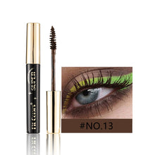 Load image into Gallery viewer, 12 Colors Colored Mascara Volumizing Curling Waterproof Rainbow Eye Makeup Purple Blue Pink Green Red Long Lasting Non Flaking Lash Builder
