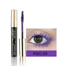 Load image into Gallery viewer, 12 Colors Colored Mascara Volumizing Curling Waterproof Rainbow Eye Makeup Purple Blue Pink Green Red Long Lasting Non Flaking Lash Builder
