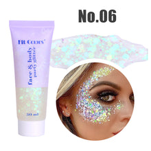 Load image into Gallery viewer, 20 Colors Multifunctional High Shine Body Face Glitter Gel Waterproof For Party Nail Hair Art Sparkling Sequins Festival Makeup
