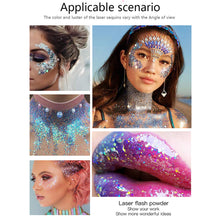 Load image into Gallery viewer, 20 Colors Multifunctional High Shine Body Face Glitter Gel Waterproof For Party Nail Hair Art Sparkling Sequins Festival Makeup
