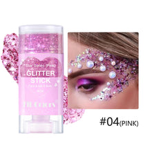 Load image into Gallery viewer, Multi-Use Body Glitter Gel Face Lip Eye Shimmer Holographic Iridescent Sparkle Pigment Shiny for Festival Rave Stage Halloween Makeup
