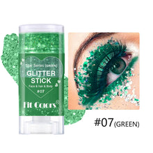 Load image into Gallery viewer, Multi-Use Body Glitter Gel Face Lip Eye Shimmer Holographic Iridescent Sparkle Pigment Shiny for Festival Rave Stage Halloween Makeup
