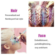 Load image into Gallery viewer, Multifunctional High Shine Body Face Glitter Gel Waterproof For Party Nail Hair Art Sparkling Sequins Festival Makeup

