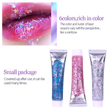 Load image into Gallery viewer, Multifunctional High Shine Body Face Glitter Gel Waterproof For Party Nail Hair Art Sparkling Sequins Festival Makeup
