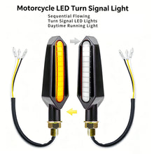 Load image into Gallery viewer, 1pcs 18/24LED Motorcycle Turn Signal Light Flowing Amber Indicator White Red Sequential Warning Lamp for Honda Kawasaki Yamaha ATV
