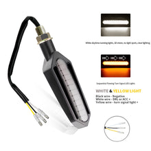 Load image into Gallery viewer, 1pcs 18/24LED Motorcycle Turn Signal Light Flowing Amber Indicator White Red Sequential Warning Lamp for Honda Kawasaki Yamaha ATV
