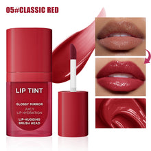 Load image into Gallery viewer, Glossy Mirror Lip Gloss Vibrant Color Long-lasting Kiss-proof Lip Glaze Moisturizing Lip Gloss Waterproof Non-sticky Cosmetic
