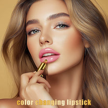 Load image into Gallery viewer, Changing Lipstick Gold Crystal Lipstick Color Changing Long Lasting Moisturizing Glossy Shine Lip Gloss Hydrating Lipstick
