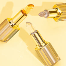 Load image into Gallery viewer, Changing Lipstick Gold Crystal Lipstick Color Changing Long Lasting Moisturizing Glossy Shine Lip Gloss Hydrating Lipstick
