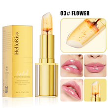 Load image into Gallery viewer, Changing Lipstick Gold Crystal Lipstick Color Changing Long Lasting Moisturizing Glossy Shine Lip Gloss Hydrating Lipstick
