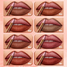 Load image into Gallery viewer, Longwear Liquid Lip Liner Waterproof 24 Hour Long Lasting Lip Liner Stain Marker Pen 2-in-1 Matte Semi Permanent Lipliner
