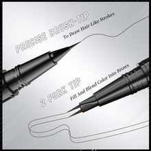 Load image into Gallery viewer, 2 in 1 Waterproof Eyebrow Pen Eyebrow Pencil Waterproof and Sweat-resistant Natural Looking Eye Brows Makeup Cosmetics
