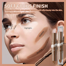 Load image into Gallery viewer, Double-ended Contour Stick Dual-purpose High-light Trimming Stick Contour Nose Shadow Facial Shape Brighten Trimming Cosmetic
